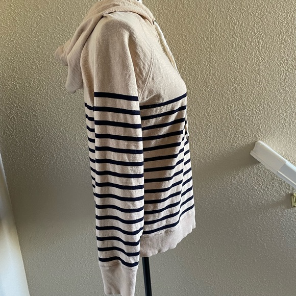J. Crew Striped Hoodie - Picture 3 of 5